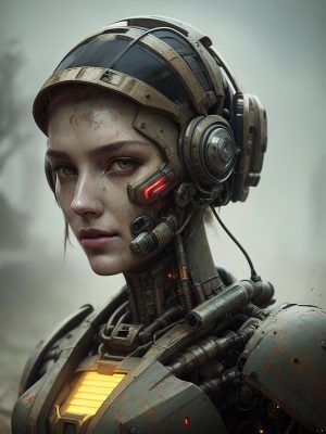 机动战士高达水星的魔女动漫封面，女主角驾驶高达机甲在宇宙战场，科幻感强